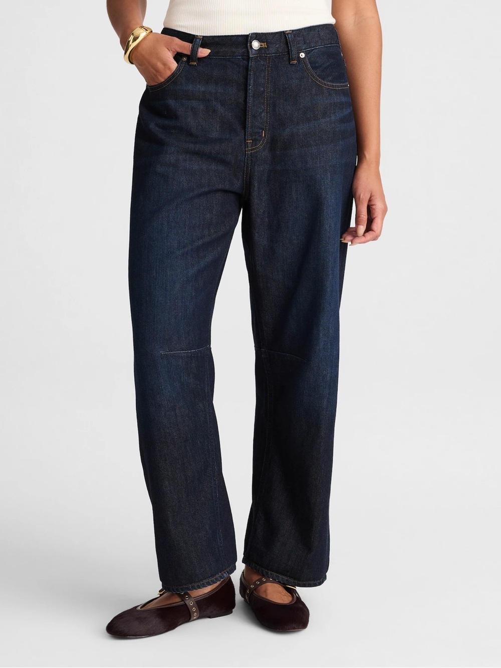 Madewell Tall Darted Barrel Leg Jean Softdrape Foundry Wash 29T Curvy $158 NY599